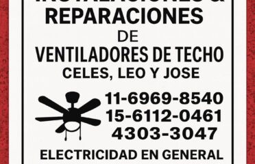 Service de Ventiladores de Techo